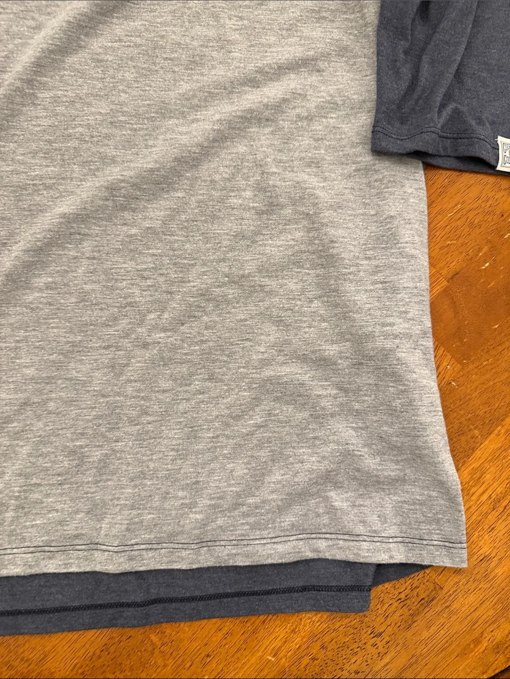 Nike Grey and Navy Chicago White Sox Raglan Tee xl cooperstown collection